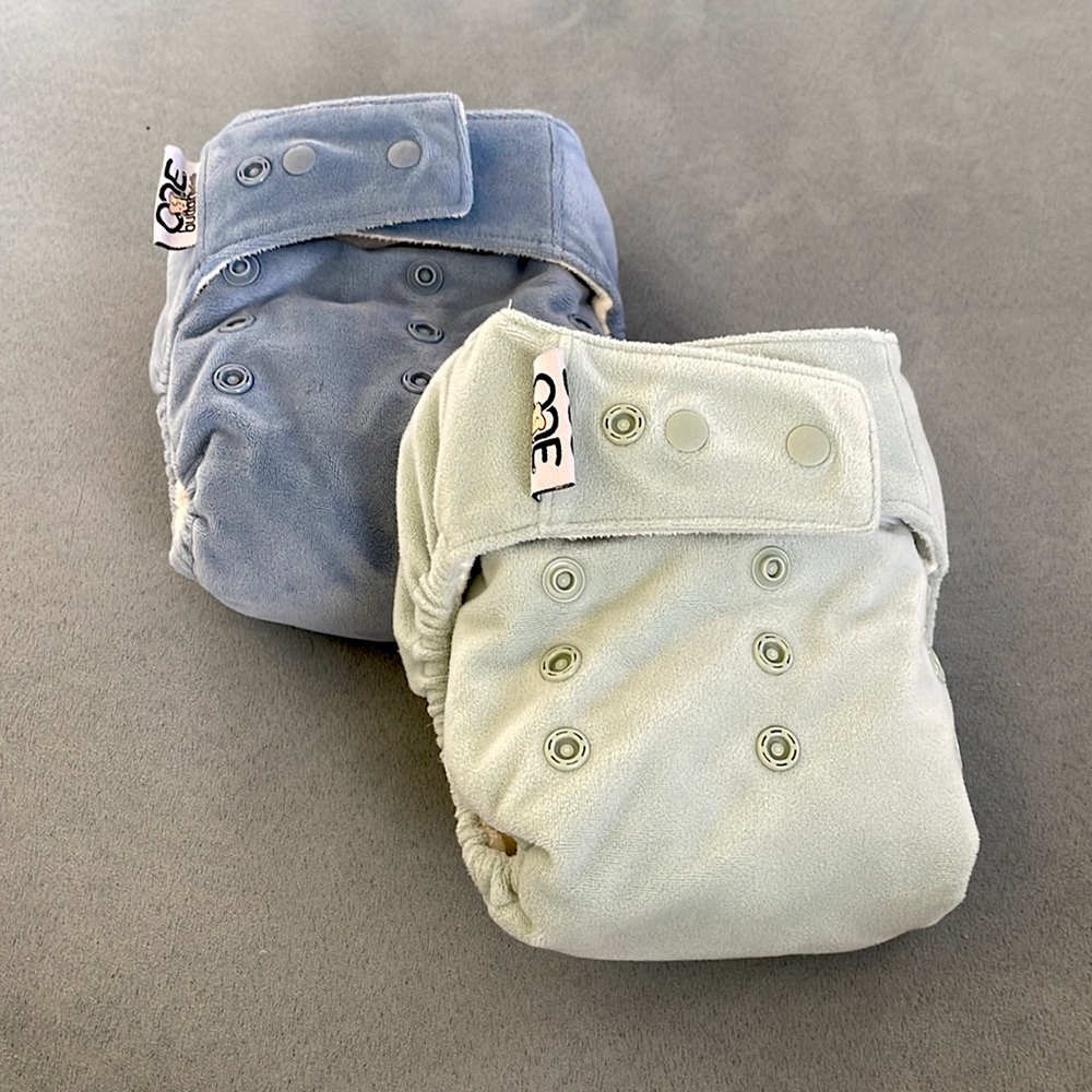 Grovia O.N.E. Organic Cloth Diapers - Glacier & Lake (BUTTAH)